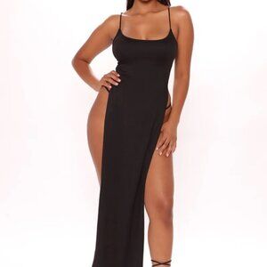Split maxi dress -Let's See What You Got Maxi Dress - Black size S